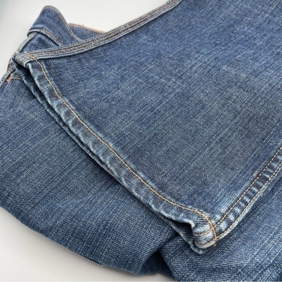 GAP Vintage Jeans Y2K Low Rise Capri Jeans 2003 Size 4 straight leg Tab waist - Picture 7 of 10